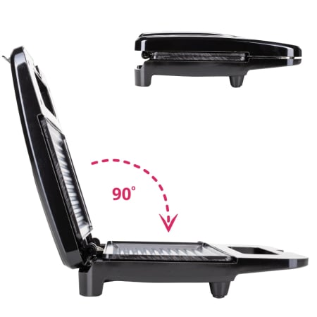 Tostieră electrică 800 W – aparat pentru sandwichuri cu plăci antiaderente [2]