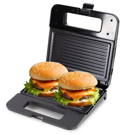 Pentru Bucatarie - Tostieră electrică 800 W – aparat pentru sandwichuri cu plăci antiaderente