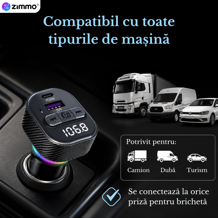 Modulator FM Bluetooth 5.3 C50 [7]