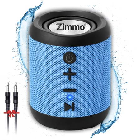 Boxe portabile - Boxa portabila bluetooth Zimmo® Boombox, Albastru