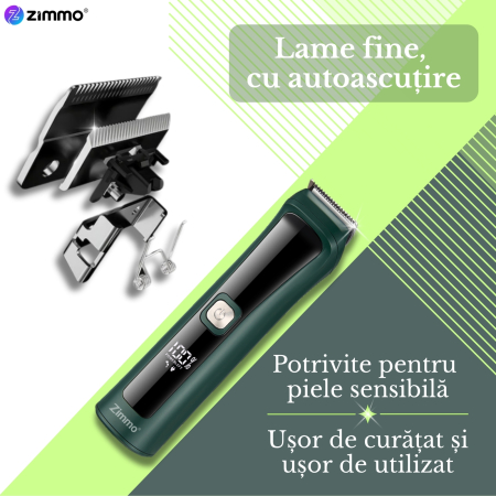 Masina de tuns 13 in 1 barba corp nas urechi IPX7 LED [7]