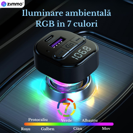 Modulator FM Bluetooth 5.3 C50 [2]