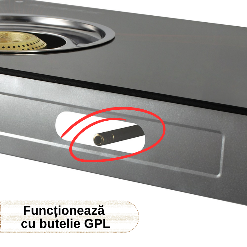 Aragaz Portabil ZMR pe Gaz GPL, 3 Arzatoare Puternice, Sticla Securizata Neagra, Aprindere Electronica Quartz, Cadru Antiderapant, Butoane Control PVC, Dimensiuni 680×358 mm, Ideal pentru Bucatarie, C [5]