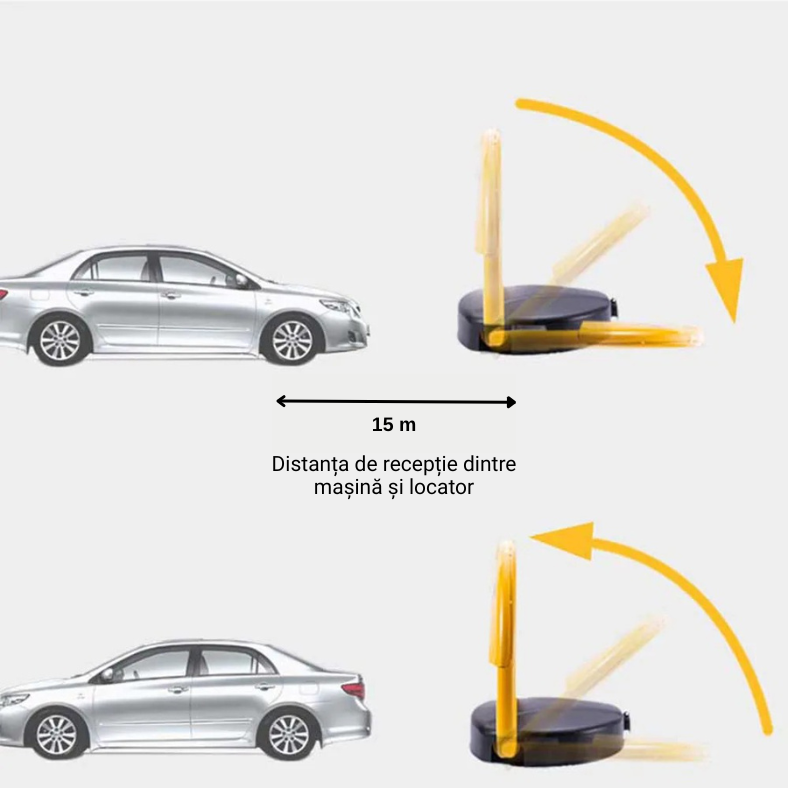 Blocator Parcare Automat ZMR cu Incarcare Solara, Tip Bariera Rabatabila, Functie Anti-Furt, Alarma, Telecomanda si Cheie Incluse, Acumulator Reincarcabil Solar, Rezistent la Apa si Praf IP66, Control [5]