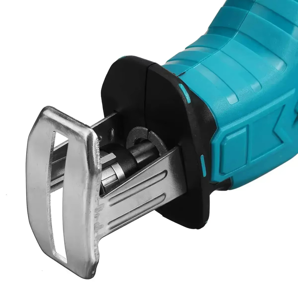 Fierastrau Electric Sabie ZMR Profesional 48V cu 2 Acumulatori Li-Ion 2.0Ah, 4 Lame pentru Lemn Metal Plastic, Viteza 2800 RPM, Lungime Cursa 22mm, Clema Rapida Schimbare Lama, Valiza Transport, Maner [7]