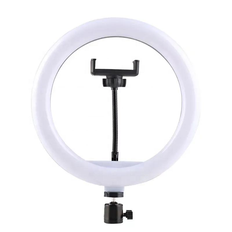 Lampa Ring Light LED Profesionala ZMR 55 cm cu Trepied 210 cm, 3 Moduri de Lumina si Intensitate Reglabila, Alimentare USB, Telecomanda & Suport Telefon – Iluminare Premium pentru Fotografii, Video, M [1]