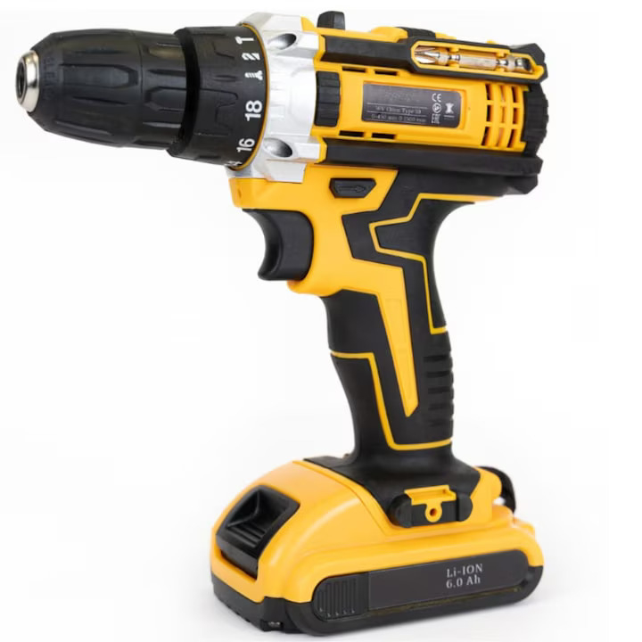 Masina de gaurit si insurubat cu percutie ZMR, 48V, 500W, cuplu 100Nm, 2 acumulatori Li-Ion 8.0Ah, 2 trepte viteza, mandrina automata 10mm, LED, valiza transport, 35 accesorii, control turatie, incarc [3]