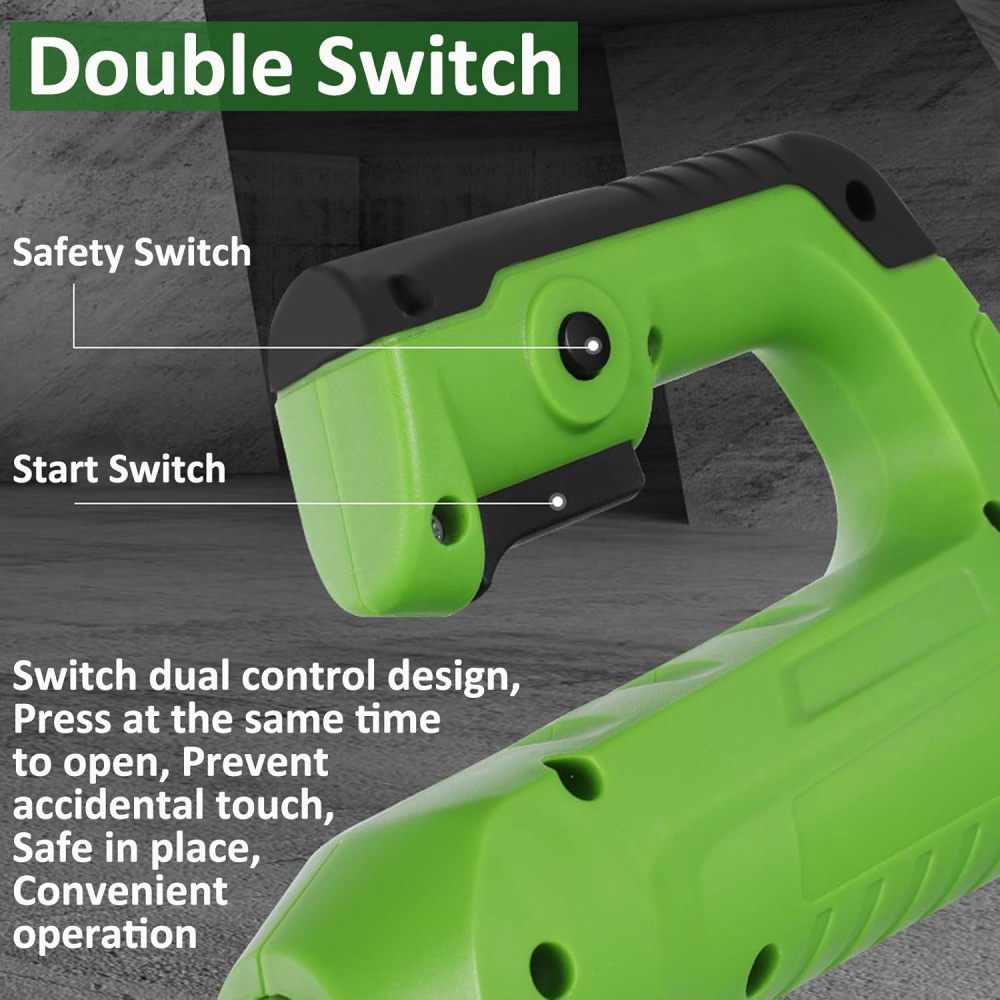 Motocoasa Electrica Profesionala ZMR 48V, 2x Acumulatori 4000mAh, 18000 RPM, Motor 1800W, Disc Metalic 15cm, 2 Cutite Otel, 5 Cutite Plastic, Brat Ajustabil 90-120cm, Cap Rotativ 90°, Autonomie 4h, In [11]