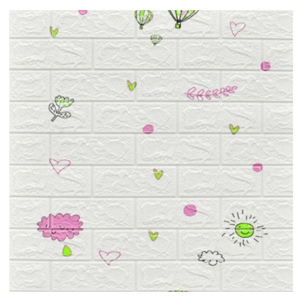 Set 10 Panouri Decorative Autoadezive 3D ZMR, 70x77 cm, Model 'Cer Jucaus', Grosime 3 mm, Material PVC Rezistent, Acoperire: 5,4 mp – Design Artistic cu Elemente Desenate [4]