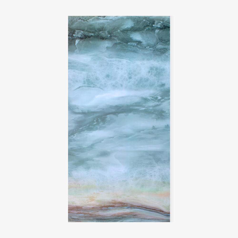 Set 10 Plăci Imitatie Marmură Autoadezive ZMR, 30x60 cm, Model 'Azur Tranquil', Grosime 2 mm, Material PVC Impermeabil, Acoperire: 1,8 mp – Pentru Interioare Moderne și Relaxante - ZMR [2]