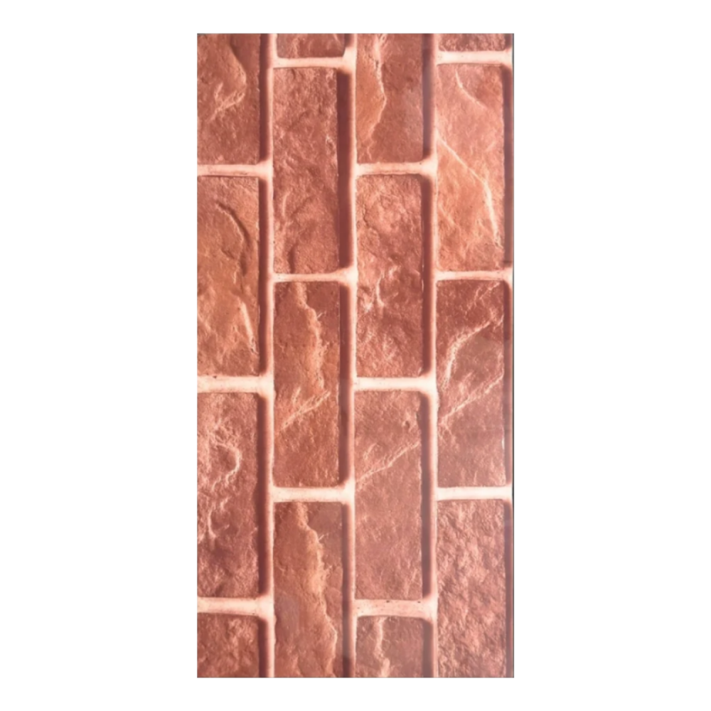 Set 10 Plăci Imitatie Cărămidă Autoadezive ZMR, 30x60 cm, Model 'Farmec Rustic', Grosime 2 mm, Material PVC Impermeabil, Acoperire: 1,8 mp – Ideal pentru Decor Vintage și Modern - ZMR [2]