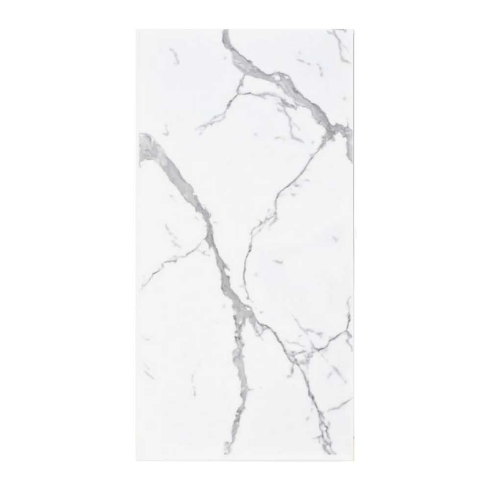 Set 10 Placi Imitatie Marmura Autoadezive ZMR, 30x60 cm, Design 'Marmura Alba', Grosime 2 mm, Material PVC Impermeabil, Acoperire: 1,8 mp – Potrivite pentru Peretii din Bucatarii sau Bai [2]