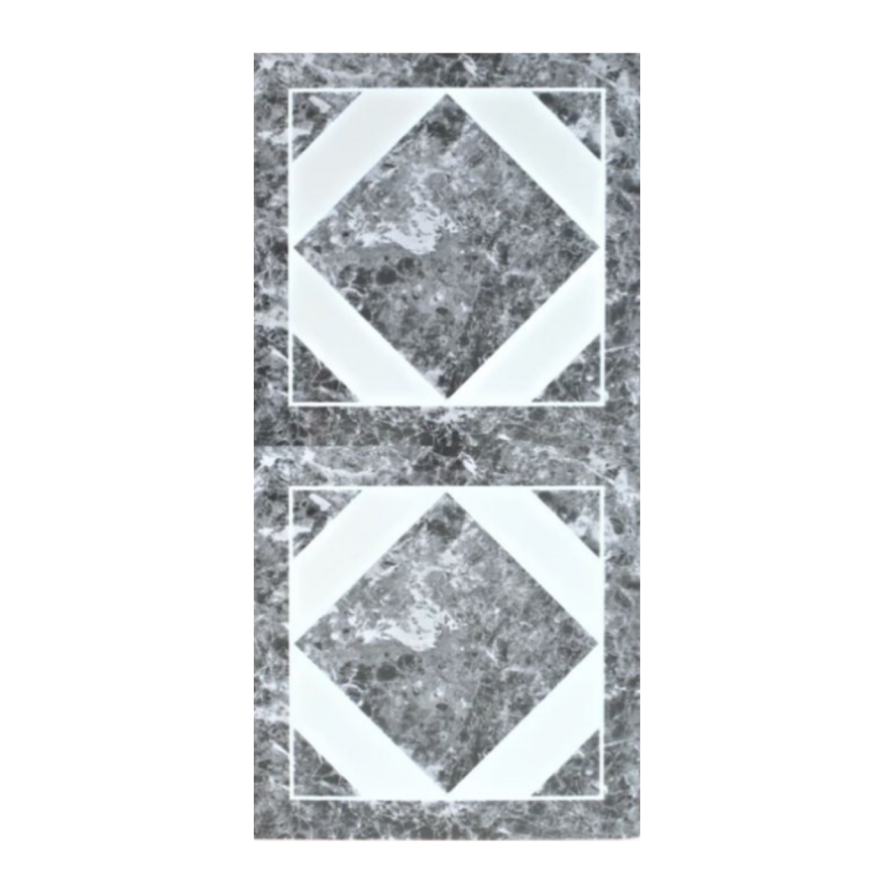 Set 10 Plăci Imitatie Marmură Autoadezive ZMR, 30x60 cm, Model 'Geometric Royal', Grosime 2 mm, Material PVC Impermeabil, Acoperire: 1,8 mp – Pentru Interioare Distincte și Elegante - ZMR [3]