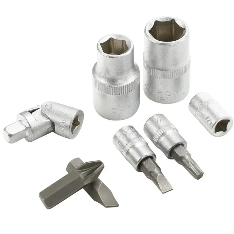 Trusa de Scule Profesionala ZMR 108 Piese cu Geanta de Transport, Chei Tubulare 1/4” si 1/2”, Biti, Cliquet, Prelungitoare, Torx, Chei Bujii, Otel Carbon Rezistent la Uzura si Rugina, Organizare Compa [2]