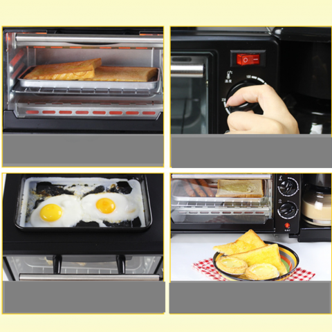 Aparat Multifuncțional pentru Mic Dejun 3 în 1 – Gătește Rapid și Eficient! ☕ [8]