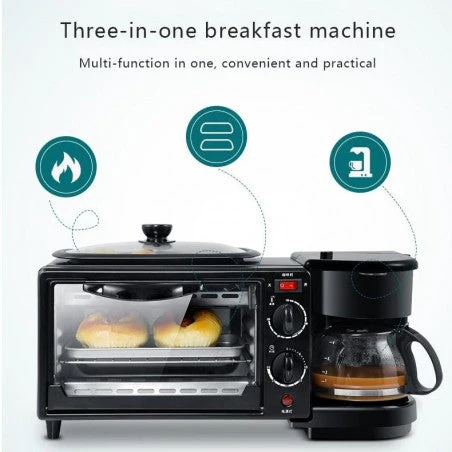 Aparat Multifuncțional pentru Mic Dejun 3 în 1 – Gătește Rapid și Eficient! ☕ [6]