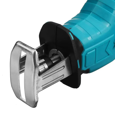 Fierastrau Electric Sabie ZMR Profesional 48V cu 2 Acumulatori Li-Ion 2.0Ah, 4 Lame pentru Lemn Metal Plastic, Viteza 2800 RPM, Lungime Cursa 22mm, Clema Rapida Schimbare Lama, Valiza Transport, Maner [6]