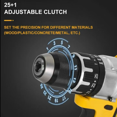 Masina de gaurit si insurubat cu percutie ZMR, 48V, 500W, cuplu 100Nm, 2 acumulatori Li-Ion 8.0Ah, 2 trepte viteza, mandrina automata 10mm, LED, valiza transport, 35 accesorii, control turatie, incarc [4]