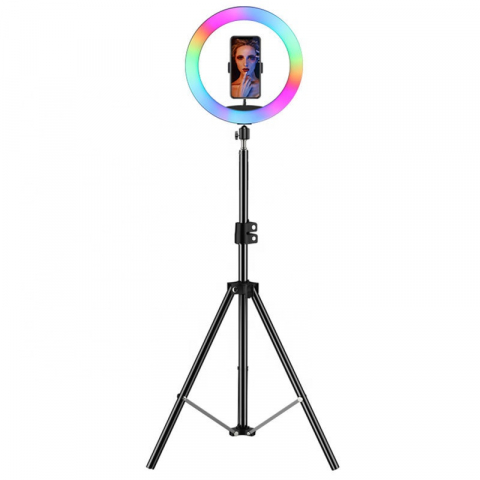 RGB Ring Light – Iluminare spectaculoasă, 15 efecte colorate & control total [3]