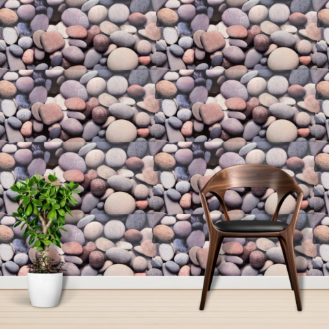 Set 10 Plăci Decor Autoadezive ZMR, 30x60 cm, Model 'Răgaz Printre Pietre', PVC Impermeabil, Grosime 2 mm, Acoperire: 1,8 mp – Perfect pentru Design Modern și Natural - ZMR [4]