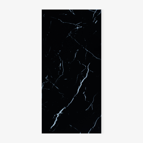 Set 10 Placi Imitatie Marmura Autoadezive ZMR, 30x60 cm, Model 'Noaptea de Jad', Grosime 2 mm, Material PVC Impermeabil, Acoperire: 1, 8 mp – Design Misterios in Nuante de Jad [1]