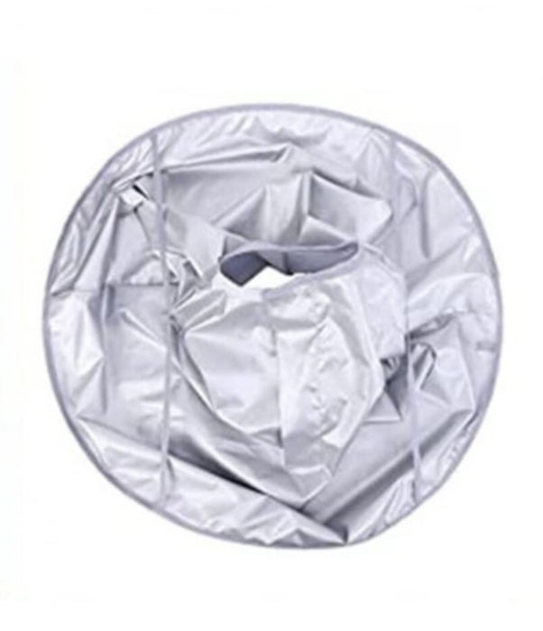 Pelerina de tuns, 60cm, gri argintiu, design umbrela, pentru barbati, 1 bucata [3]