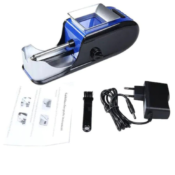 Aparat Electric Profesional de Facut Tigari SIKS, Injector de Tutun, Design Ergonomic, Accesorii Incluse, Compact, Culoare Albastru [2]