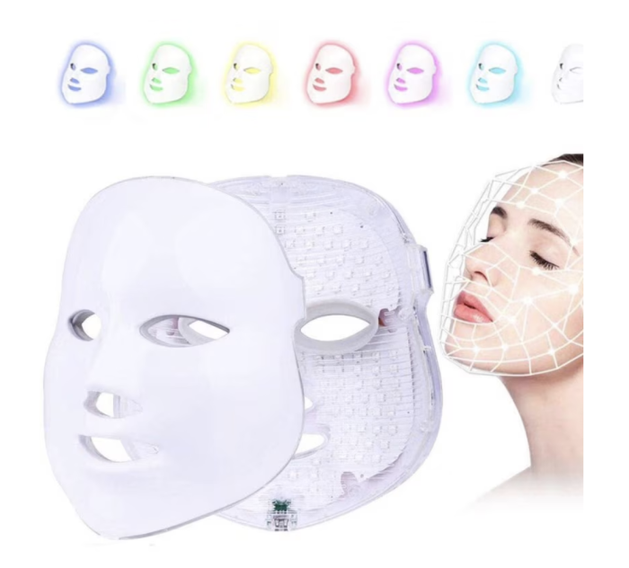 Aparat Profesional Cosmetic Rejuvenare Faciala 7 in 1 Multifunctional, Masca LED, Hidrogenare, Dermabraziune, Hydra Beauty, Anti-Imbatranire, Lifting, Indepartarea ridurilor [6]
