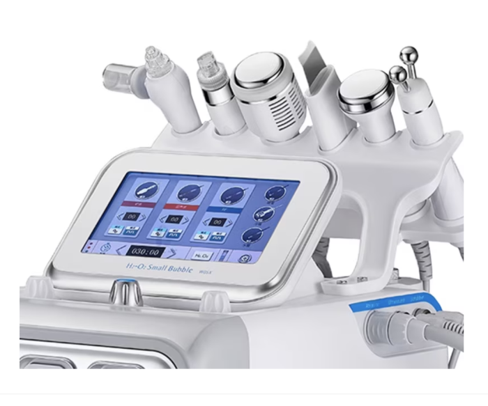 Aparat Profesional Cosmetic Rejuvenare Faciala 7 in 1 Multifunctional, Masca LED, Hidrogenare, Dermabraziune, Hydra Beauty, Anti-Imbatranire, Lifting, Indepartarea ridurilor [4]