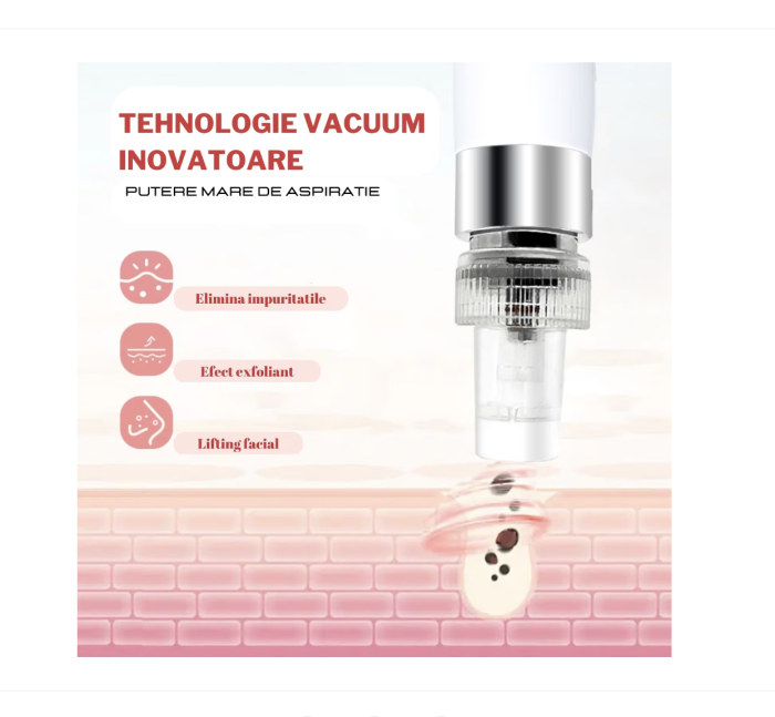 Aparat Profesional Cosmetic Rejuvenare Faciala 7 in 1 Multifunctional, Masca LED, Hidrogenare, Dermabraziune, Hydra Beauty, Anti-Imbatranire, Lifting, Indepartarea ridurilor [12]