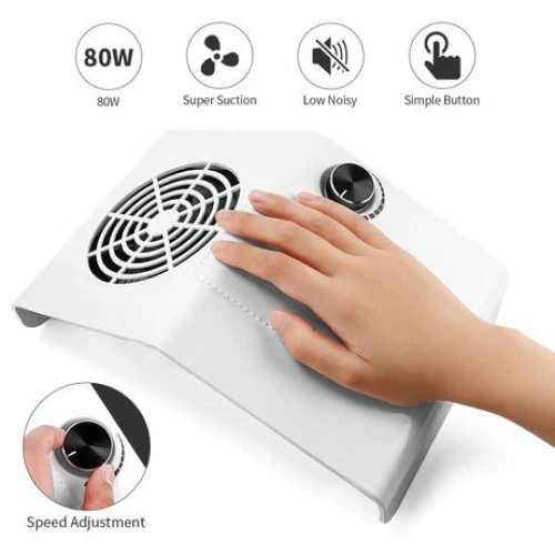 Aspirator REGLABIL manichiura Master Power 80W alb [2]