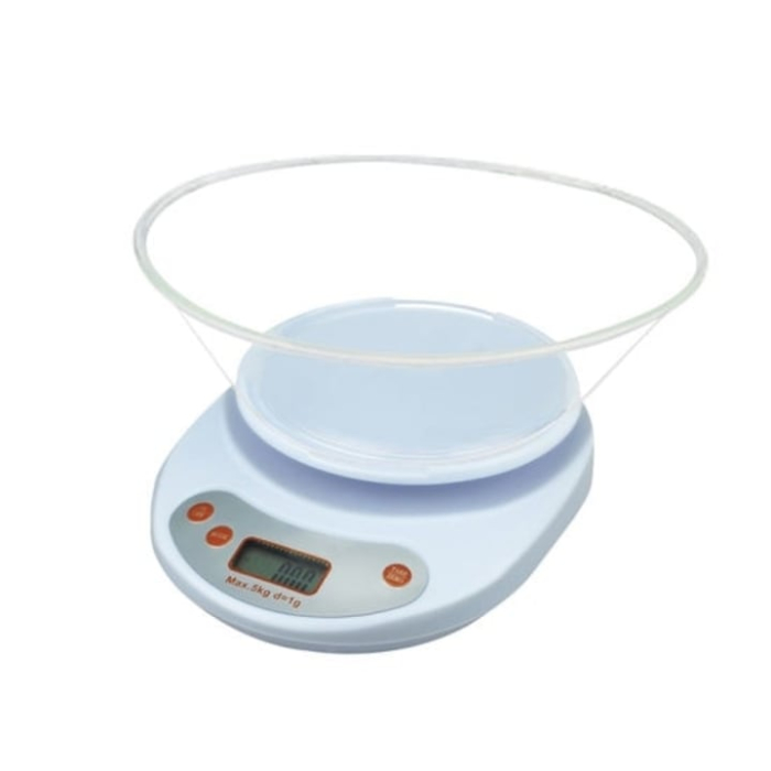 Cantar pentru bucatarie, bol inclus, greutate maxima 5 Kg, display LCD, inchidere automata [3]