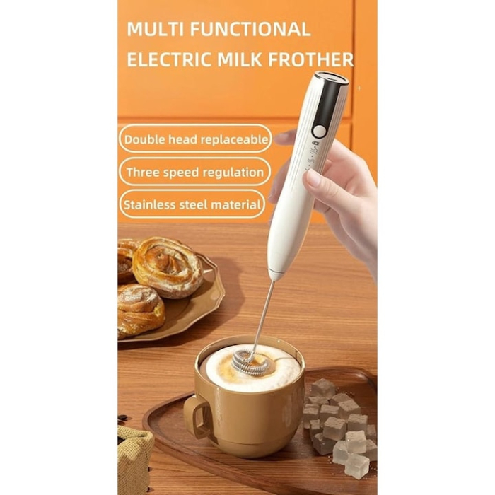 Dispozitiv spumare lapte, 3 viteze, inox, verde [2]