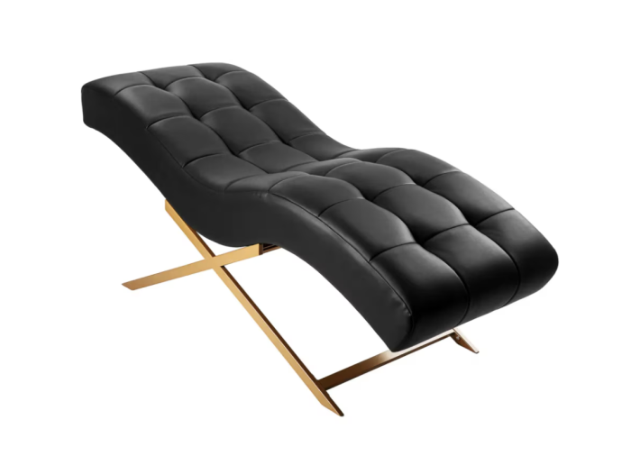 Fotoliu de relaxare, ZoePRO COOL, canapea cosmetica, perne suplimentare, negru 180x70cm [7]