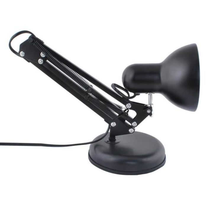 Lampa birou cu suport, culoare neagra, putere maxima 60 W, soclu E27 [4]