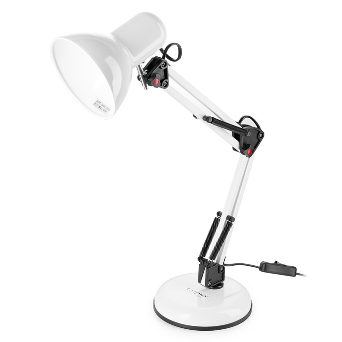 Lampa Masa Manichiura, Lampa Birou Cu Picior Si Suport,Alba [2]