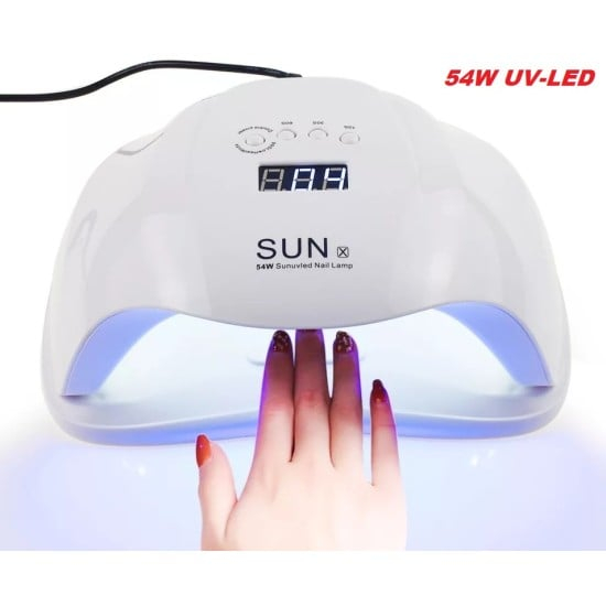 Lampa Unghii Sun - X, Led 54W pentru manichiura, Alb [2]