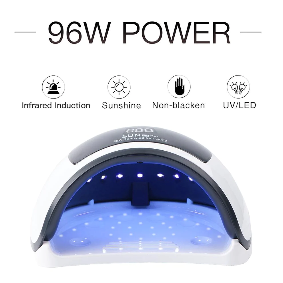 Lampa unghii UV LED 2in1 96w Super Power - Sun H3plus [3]