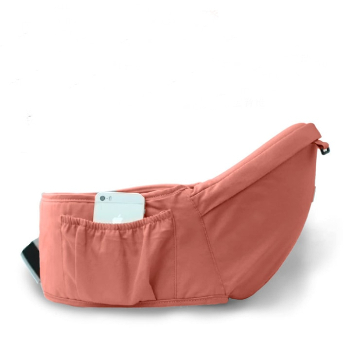 Marsupiu ergonomic Aiebao cu scaunel, Corai [5]