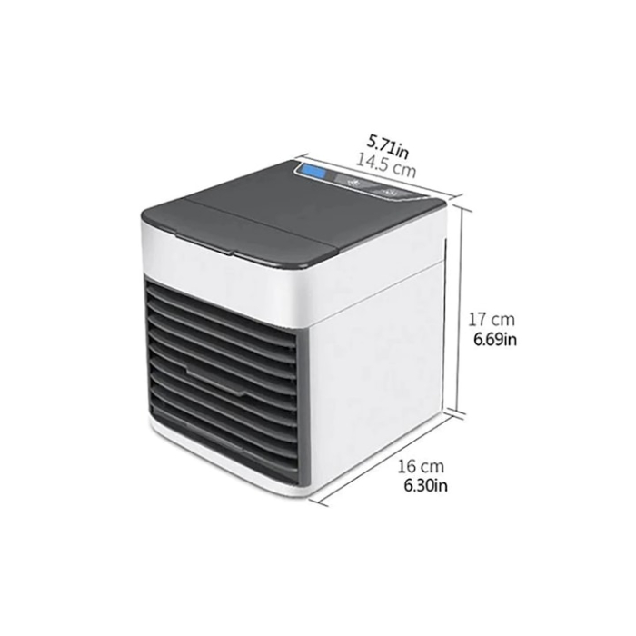 Mini Aer Conditionat Racitor Portabil, Neo™ Arctic Cube®, 3 functii racire, umidificare, purificare aer, lumina LED, Alimentare USB Si Lumina Ambientala, Capacitate 375 ml, Alb [5]