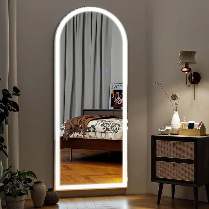 Oglindă LED Hol Premium 70×170 cm, 3 Tipuri de Lumină – Calda, Rece, Neutra [2]