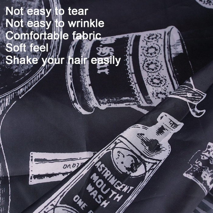 Pelerina  Frizerie, Impermeabile, Usor de Curatat, Negru [2]