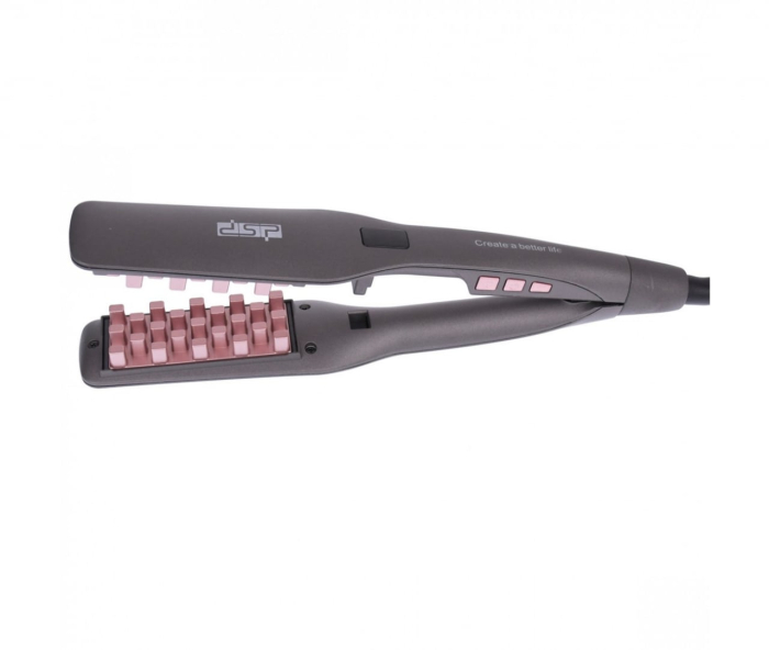 Placa de creponat parul profesionala DSP, placa ceramica, 130-210 grade, LCD [2]