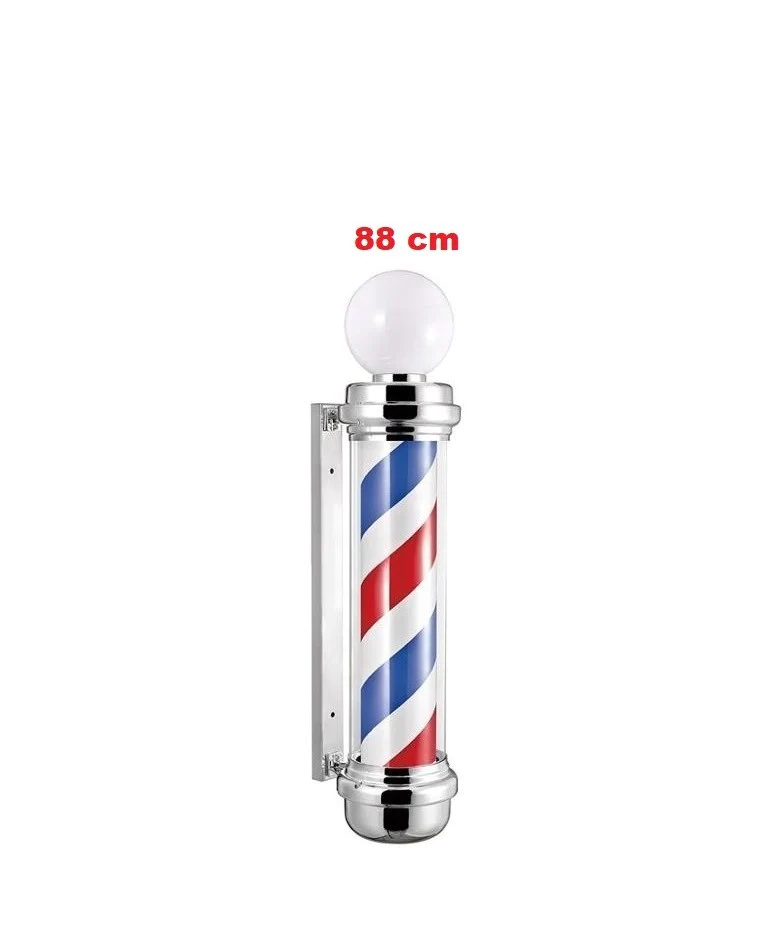 Sigla Barber Shop, Reclama luminoasa frizerie, Barber Pole, 88CM [3]