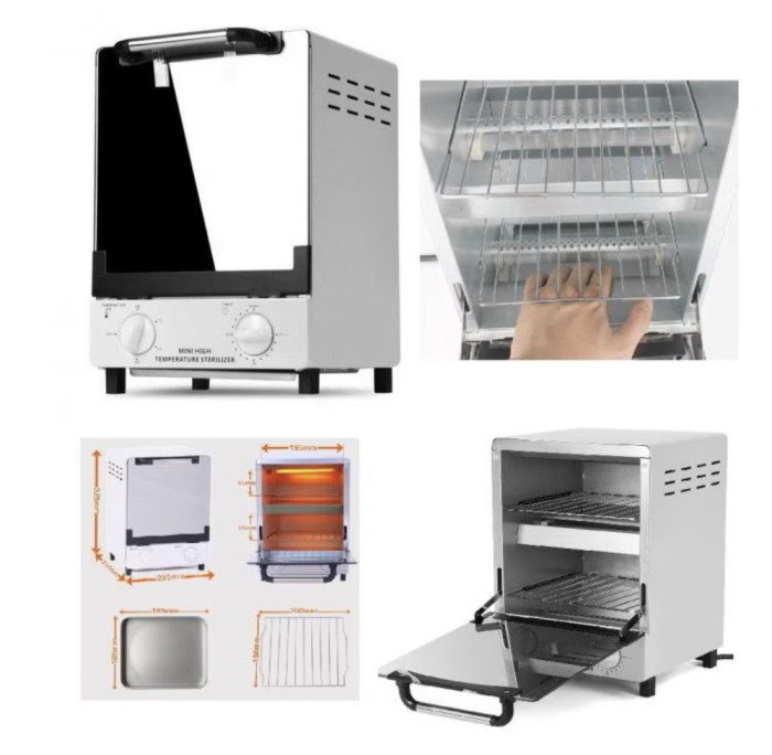 Sterilizator cu Aer Cald, Pupinel Profesional WX 250 grade + Pungi Sterilizare Pupinel Autoclav Din Hartie75 X 150mm Set 100 Buc [5]