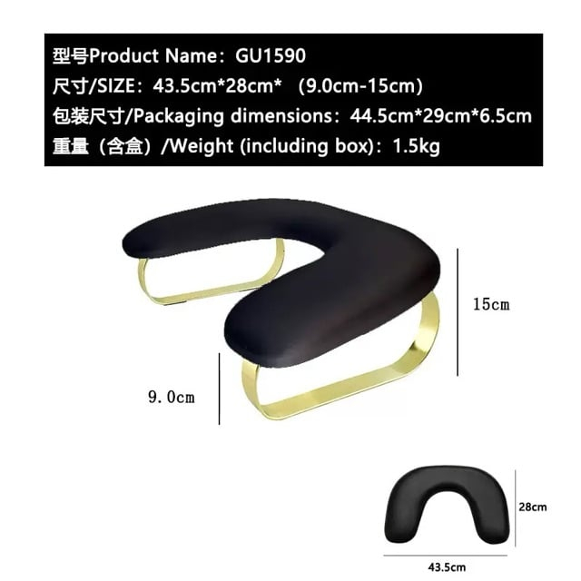 Suport Mana Manichiura RelaxPro , Negru [2]