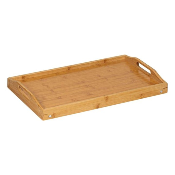 Tava de Servit la Pat cu Picioare Pliabile de Bambus 50x30x22cm [2]