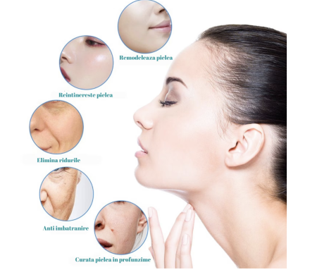 Aparat Profesional Cosmetic Rejuvenare Faciala 7 in 1 Multifunctional, Masca LED, Hidrogenare, Dermabraziune, Hydra Beauty, Anti-Imbatranire, Lifting, Indepartarea ridurilor [8]