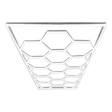 Aplica - Aplica LED Hexagon HoneyComb, 14 Hexagoane, garaj atelier barbershop 4840x2430cm, 672W, 70000 lumeni