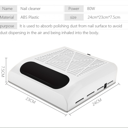 Aspirator colectare praf cu filtru 80w- auriu [1]